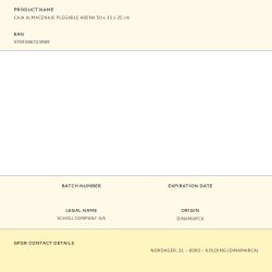 Caja Almacenaje Plegable Arena 50 X 33 X 25 Cm