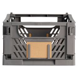 Caja Almacenaje Plegable Gris 33 X 24,5 X 15 Cm