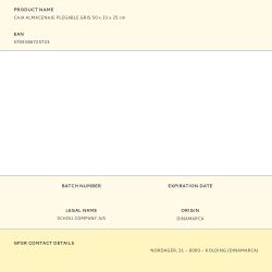 Caja Almacenaje Plegable Gris 50 X 33 X 25 Cm