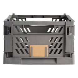 Caja Almacenaje Plegable Gris 50 X 33 X 25 Cm