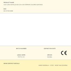 Caja Con 6 Botellas De 125 Ml De Témpera Colores Surtidos