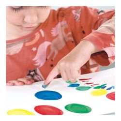 Caja Con 6 Tarros De Pintura Para Dedos 25 Ml