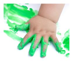 Caja Con 6 Tarros De Pintura Para Dedos 25 Ml