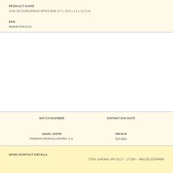 Caja De Almacenaje Space Box 5,7 L 35,5 X 21 X 12,5 Cm