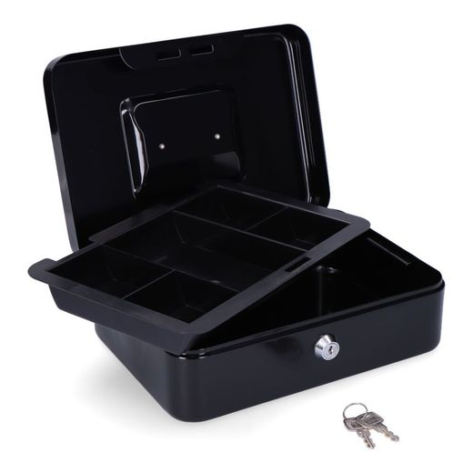 Caja De Caudales Cfc09 250X180X90Mm Negro M13399 Micel