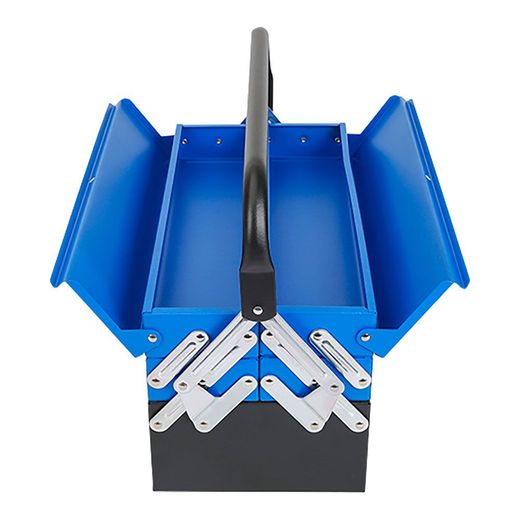 Caja De Herramientas Metálica, 5 Compartimentos, 41,5 × 20 × 20 Cm