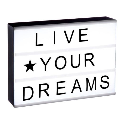 Caja De Mensajes Luminosos 30 X 22  X5.5 Cm A Pilas