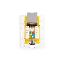 Caja De Superficie 1 Conector Rj45 Cat. 6A Apantallado