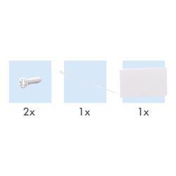 Caja De Superficie 2 Conectores Rj45 Cat. 6A Apantallado