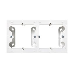 Caja De Superficie Doble Blanco