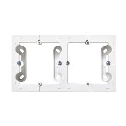 Caja De Superficie Doble Blanco