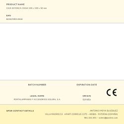 Caja Estanca Ciega 100 X 100 X 50 Mm