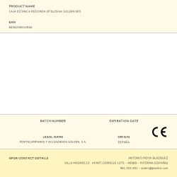 Caja Estanca Redonda Ø70X35Mm Solera 665