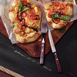 Tenedor De Mesa Polywood Castaño Expositor 60 Uds