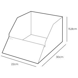 Caja Expositora Material Electrico, 220 X 300 X 158 Mm