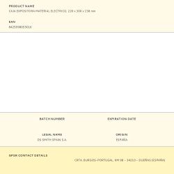 Caja Expositora Material Electrico, 220 X 300 X 158 Mm