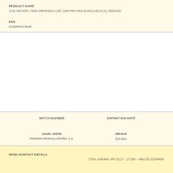 Caja Infantil Para Merienda Con Cantimplora Buho 0,85 L / 0,5 L