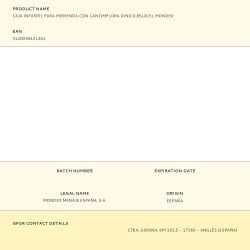 Caja Infantil Para Merienda Con Cantimplora Dino 0,85 L / 0,5 L