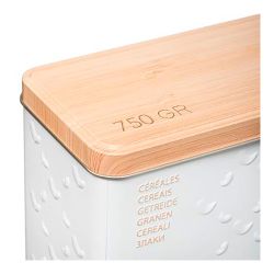 Caja Metálica Modelo Scandi Nature Para Cereales 750 G