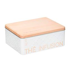 Caja Metálica Modelo Scandi Nature Para Infusiones Para 100 Uds
