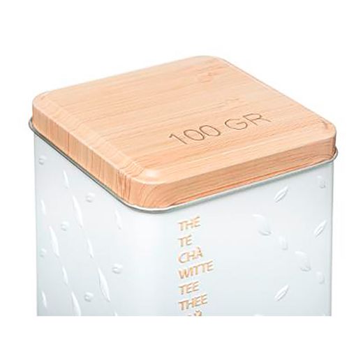 Caja Metálica Modelo Scandi Nature Para Té 100 G