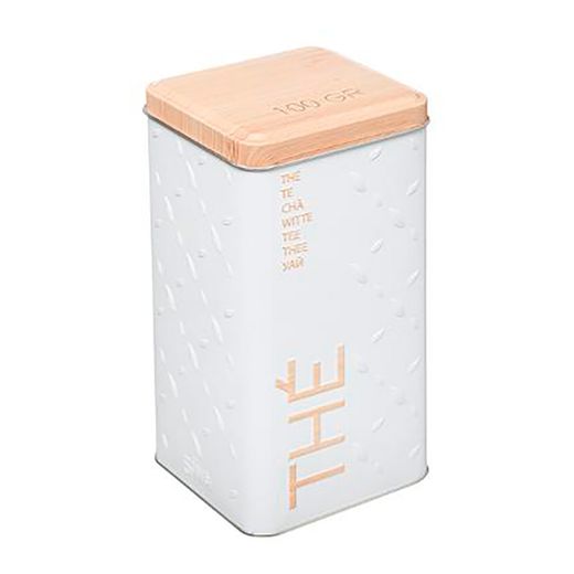 Caja Metálica Modelo Scandi Nature Para Té 100 G