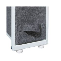 Cajonera Estrecha Gris Oscuro 73,5 X 48 X 20 Cm