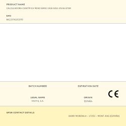 Calculadora Científica M240 Serie 1918 Azul En Blister