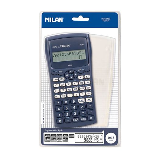 Calculadora Científica M240 Serie 1918 Azul En Blister