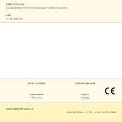 Calculadora Científica M240 Sunset Verde En Blister