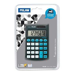 Calculadora Pocket Negra 8 Digitos Con Funda En Blister