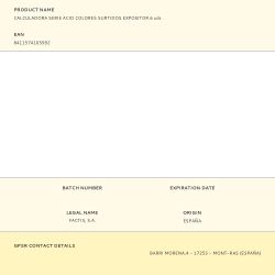 Calculadora Serie Acid Colores Surtidos Expositor 6 Uds