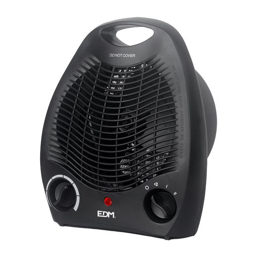 Calefactor Compacto 1000 - 2000 W Negro