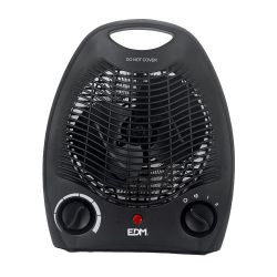 Calefactor Compacto 1000 - 2000 W Negro