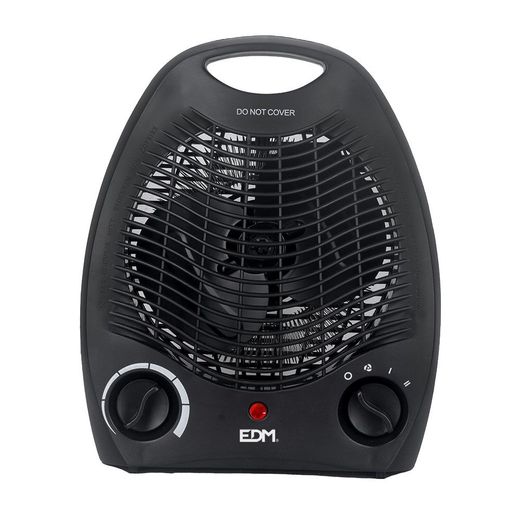 Calefactor Compacto 1000 - 2000 W Negro