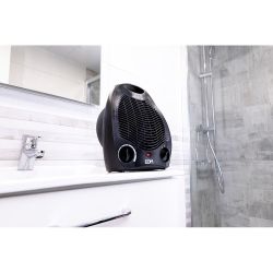 Calefactor Compacto 1000 - 2000 W Negro