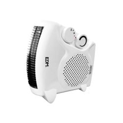 Calefactor Compacto 2 En 1 Vertical/Horizontal 1.000 - 2.000 W Blanco