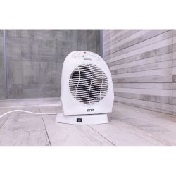 Calefactor Compacto Oscilante 1000 - 2000 W Blanco