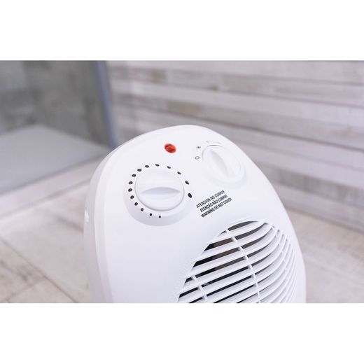 Calefactor Compacto Oscilante 1000 - 2000 W Blanco
