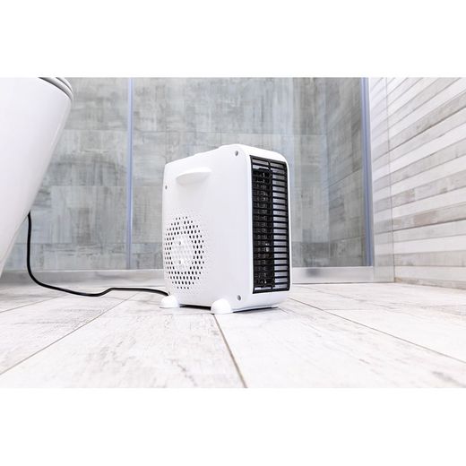 Calefactor Compacto Vertical/Horizontal 1.000 - 2.000 W Blanco