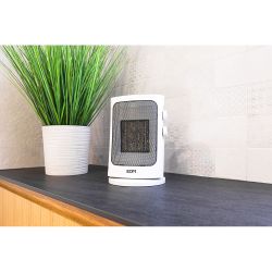 Calefactor Vertical Oscilante 1000 - 1500 W Blanco