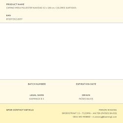 Camino Mesa, Motivos Navideños, 32 X 150 Cm, Colores Surtidos