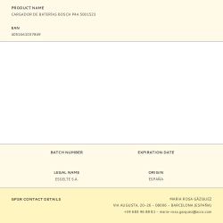 Cargador De Baterías Bosch P4A 5001523