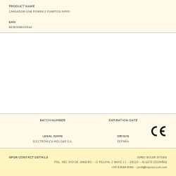 Cargador Usb Power 2 Puertos Nimo