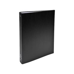 Carpeta De 4 Anillas 30 Mm Redondas Dina4 Forrada Negra