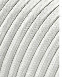 Carrete Cable Cordón Tubular H03Vv-F 2 X 0,75 Mm² Blanco, 25 M