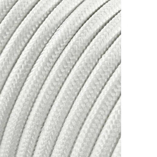 Carrete Cable Cordón Tubular H03Vv-F 2 X 0,75 Mm² Blanco, 5 M