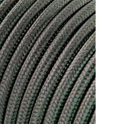 Carrete Cable Cordón Tubular H03Vv-F 2 X 0,75 Mm² Gris Oscuro, 25 M
