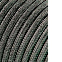 Carrete Cable Cordón Tubular H03Vv-F 2 X 0,75 Mm² Gris Oscuro, 5 M