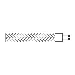 Carrete Cable Cordón Tubular H03Vv-F 2 X 0,75 Mm² Lino, 25 M